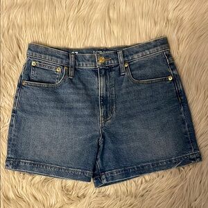 JCrew High Rise Denim Shorts